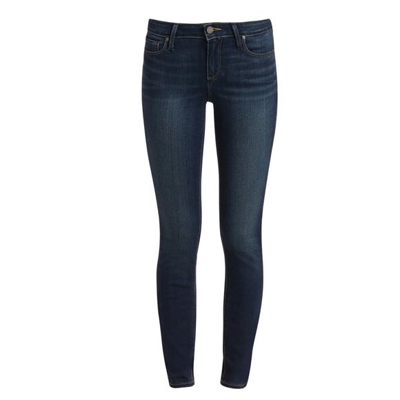 Paige Verdugo Ultra Skinny Mid-Rise Jeans, Dark Wash, Size 29 - Picture 1 of 9